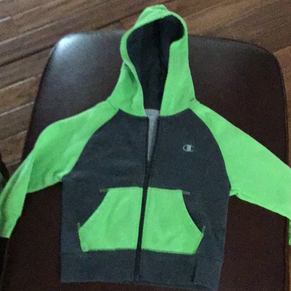 Boys Champion Zip up Hoodie size4